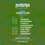 TIMETABLE | Nibirii Festival 2024